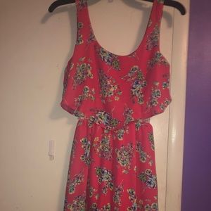 Pink floral B. Darlin dress